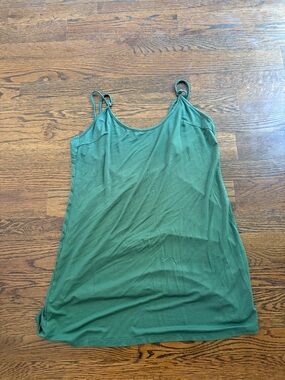 Free People Green Spaghetti Strap Swim Coverup